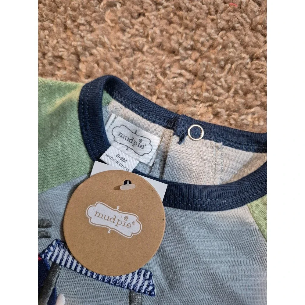 Mudpie romper size 6-9 months nwt